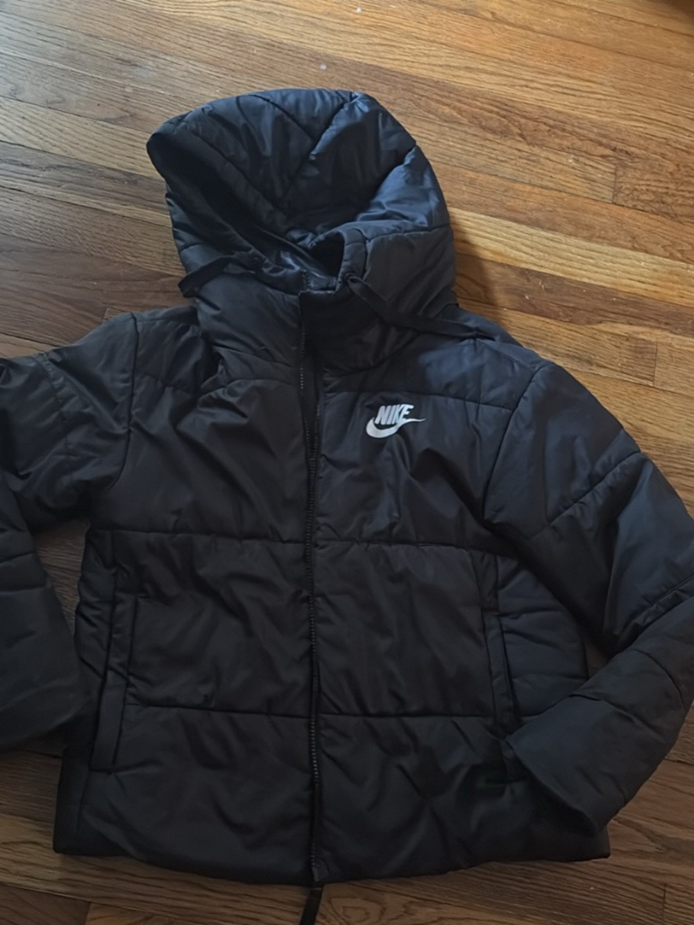 Black Reversible Nike puffer